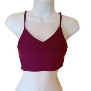---  Purple Athletic Bra Top Fits XS